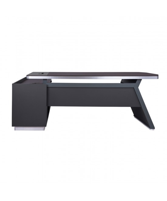 ΓΡΑΦΕΙΟ ΕΠΑΓΓΕΛΜΑΤΙΚΟ ΔΕΞΙΑ ΓΩΝΙΑ ROSEWOOD HM2084R 220X180X76Υ εκ.