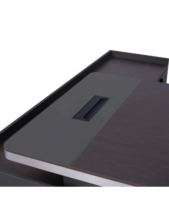 ΓΡΑΦΕΙΟ ΕΠΑΓΓΕΛΜΑΤΙΚΟ ΔΕΞΙΑ ΓΩΝΙΑ ROSEWOOD HM2084R 220X180X76Υ εκ.