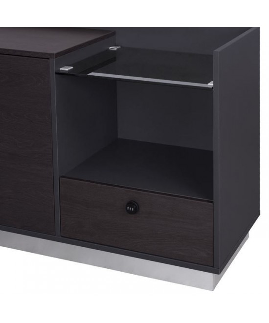 ΓΡΑΦΕΙΟ ΕΠΑΓΓΕΛΜΑΤΙΚΟ ΔΕΞΙΑ ΓΩΝΙΑ ROSEWOOD HM2086R 180X170X76Υ εκ.