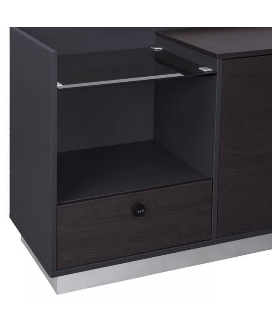 ΓΡΑΦΕΙΟ ΕΠΑΓΓΕΛΜΑΤΙΚΟ ΑΡΙΣΤΕΡΗ ΓΩΝΙΑ ROSEWOOD HM2086L 180X170X76Υ εκ.