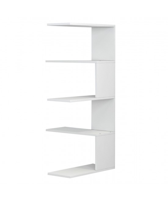 ΕΠΙΤΟΙΧΙΑ ΡΑΦΙΕΡΑ RORY HM8931.11 ΜΕΛΑΜΙΝΗ ΣΕ ΛΕΥΚΟ 22x51,5x109Υ εκ.