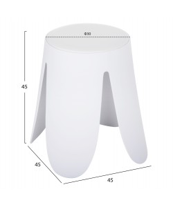 ΣΚΑΜΠΟ ΠΟΛΥΠΡΟΠΥΛΕΝΙΟΥ DENTY HM9619.01 ΛΕΥΚΟ-ΚΑΘΙΣΜΑ PU Φ30x45Υεκ