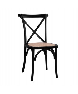 ΚΑΡΕΚΛΑ OWEN ΣΤΟΙΒΑΖΟΜΕΝΗ ΞΥΛΙΝΗ ΟΞΙΑ ΜΑΥΡΟ ΜΑΤ ΜΕ ΧΙΑΣΤΙ ΠΛΑΤΗ HM8575.02 45x55,5x90Yεκ