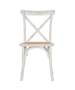 ΚΑΡΕΚΛΑ OWEN ΣΤΟΙΒΑΖΟΜΕΝΗ ΞΥΛΙΝΗ ΑΠΟ ΟΞΙΑ WHITE WASH ΧΡΩΜΑ ΜΕ ΧΙΑΣΤΙ ΠΛΑΤΗ HM8575.04 45x55,5x90 cm