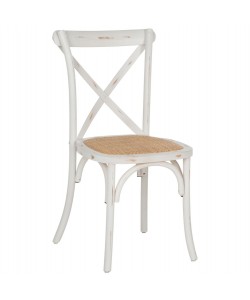 ΚΑΡΕΚΛΑ OWEN ΣΤΟΙΒΑΖΟΜΕΝΗ ΞΥΛΙΝΗ ΑΠΟ ΟΞΙΑ WHITE WASH ΧΡΩΜΑ ΜΕ ΧΙΑΣΤΙ ΠΛΑΤΗ HM8575.04 45x55,5x90 cm