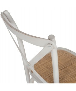 ΚΑΡΕΚΛΑ OWEN ΣΤΟΙΒΑΖΟΜΕΝΗ ΞΥΛΙΝΗ ΑΠΟ ΟΞΙΑ WHITE WASH ΧΡΩΜΑ ΜΕ ΧΙΑΣΤΙ ΠΛΑΤΗ HM8575.04 45x55,5x90 cm