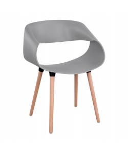 ΠΟΛΥΘΡΟΝΑ ΠΟΛΥΠΡΟΠΥΛΕΝΙΟΥ MAGGIE HM8600.10 ΣΕ ΓΚΡΙ ΧΡΩΜΑ 59x53x80Υ εκ.