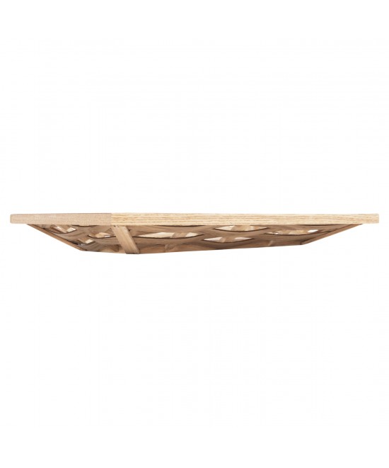 ΔΙΣΚΟΣ ΣΕΡΒΙΡΙΣΜΑΤΟΣ ΟΡΘΟΓΩΝΙΟΣ HM4228 ΞΥΛΟ ΕΛΑΤΟΥ & MDF 51x32x5,5Υ εκ.