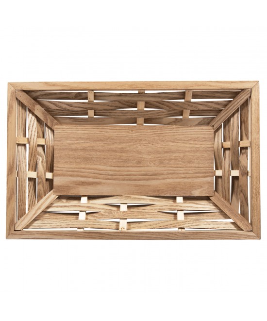 ΔΙΣΚΟΣ ΣΕΡΒΙΡΙΣΜΑΤΟΣ ΟΡΘΟΓΩΝΙΟΣ HM4228 ΞΥΛΟ ΕΛΑΤΟΥ & MDF 51x32x5,5Υ εκ.