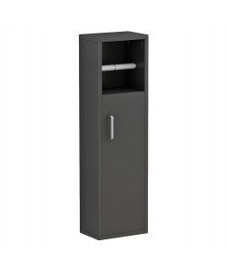 ΝΤΟΥΛΑΠΙ ΜΠΑΝΙΟΥ DAMIEN HM9025.11 ΜΕΛΑΜΙΝΗ ΑΝΘΡΑΚΙ 20x13x70Yεκ.