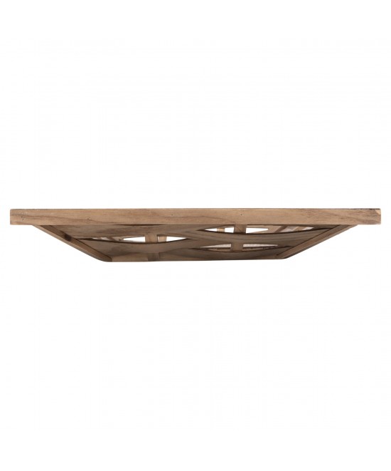 ΔΙΣΚΟΣ ΣΕΡΒΙΡΙΣΜΑΤΟΣ ΤΕΤΡΑΓΩΝΟΣ HM4229 ΞΥΛΟ ΕΛΑΤΟΥ & MDF 36x36x6Υ εκ.