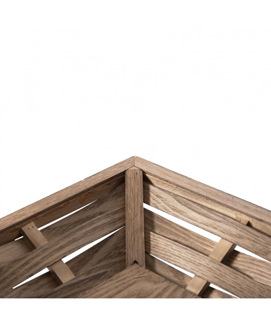 ΔΙΣΚΟΣ ΣΕΡΒΙΡΙΣΜΑΤΟΣ ΤΕΤΡΑΓΩΝΟΣ HM4229 ΞΥΛΟ ΕΛΑΤΟΥ & MDF 36x36x6Υ εκ.