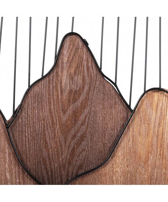 ΔΙΑΚΟΣΜΗΤΙΚΟ ΤΟΙΧΟΥ HM4220 ΔΙΑΦΟΡΕΣ ΑΠΟΧΡΩΣΕΙΣ ΞΥΛΟΥ-ΜΑΥΡΟ ΜΕΤΑΛΛΟ 60x3,5x93Υεκ.