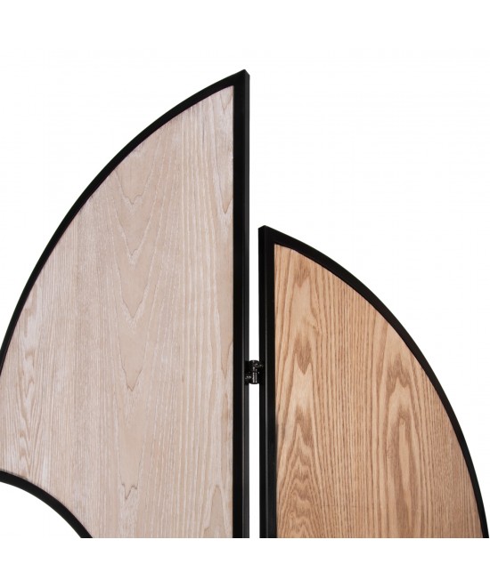 ΠΑΡΑΒΑΝ 6-ΦΥΛΛΟ ΜΟΝΗΣ ΟΨΗΣ CRYPT HM4221 MDF ΣΕ 4 ΧΡΩΜΑTA-ΜΑΥΡΟ ΜΕΤΑΛΛΟ 241x1,5x180Υεκ.