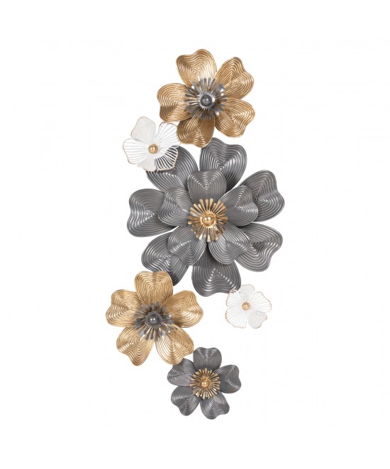 ΔΙΑΚΟΣΜΗΤΙΚΟ ΤΟΙΧΟΥ HM4214 ΜΕΤΑΛΛΟ ΣΕ ΛΕΥΚΟ-ΓΚΡΙ-ΧΡΥΣΟ 51x7,5x120εκ. ΔΙΑΚΟΣΜΗΤΙΚΟ ΤΟΙΧΟΥ HM4214 ΜΕΤΑΛΛΟ ΣΕ ΛΕΥΚΟ-ΓΚΡΙ-ΧΡΥΣΟ 51x7,5x120εκ.