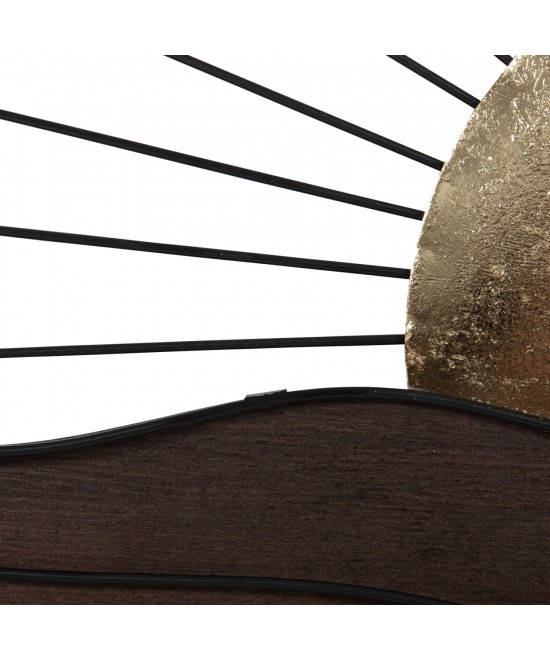 ΔΙΑΚΟΣΜΗΤΙΚΟ ΤΟΙΧΟΥ HM4219 ΔΙΑΦΟΡΕΣ ΑΠΟΧΡΩΣΕΙΣ ΞΥΛΟΥ-ΜΑΥΡΟ ΜΕΤΑΛΛΟ 117x3x50Υεκ.