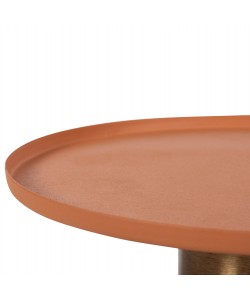 ΒΟΗΘΗΤΙΚΟ ΤΡΑΠΕΖΑΚΙ PUNJAB HM4239.08 ΜΕΤΑΛΛΟ ΣΕ ΠΟΡΤΟΚΑΛΙ-ΧΡΥΣΟΧΑΛΚΙΝΟ Φ36x47Υεκ.