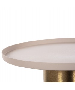 ΒΟΗΘΗΤΙΚΟ ΤΡΑΠΕΖΑΚΙ PUNJAB HM4240.03 ΜΕΤΑΛΛΟ ΣΕ ΕΚΡΟΥ-ΧΡΥΣΟΧΑΛΚΙΝΟ Φ30,5x42Υεκ.