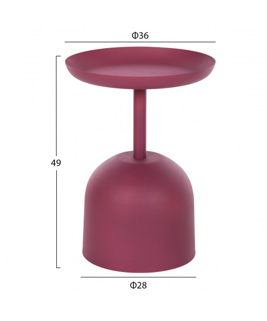 ΤΡΑΠΕΖΙ ΒΟΗΘΗΤΙΚΟ ΣΤΡΟΓΓΥΛΟ DELBEL HM4262.06 ΜΕΤΑΛΛΟ ΣΕ ΡΟΖ Φ36x49Υ εκ. ΤΡΑΠΕΖΙ ΒΟΗΘΗΤΙΚΟ ΣΤΡΟΓΓΥΛΟ DELBEL HM4262.06 ΜΕΤΑΛΛΟ ΣΕ ΡΟΖ Φ36x49Υ εκ.