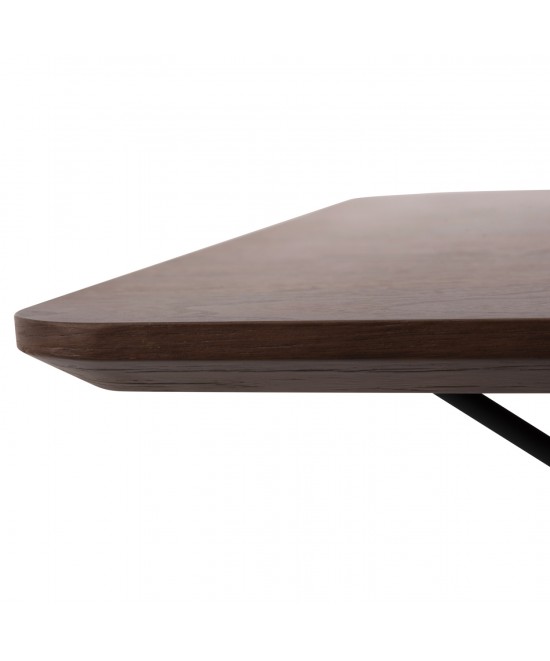 ΤΡΑΠΕΖΙ ΤΡΑΠΕΖΑΡΙΑΣ TRENK HM9614.02 MDF ΜΕ ΚΑΠΛΑΜΑ ΔΡΥΟΣ ΚΑΡΥΔΙ-ΜΑΥΡΟ ΜΕΤΑΛΛΟ 120x120x75Υεκ. ΤΡΑΠΕΖΙ ΤΡΑΠΕΖΑΡΙΑΣ TRENK HM9614.02 MDF ΜΕ ΚΑΠΛΑΜΑ ΔΡΥΟΣ ΚΑΡΥΔΙ-ΜΑΥΡΟ ΜΕΤΑΛΛΟ 120x120x75Υεκ.