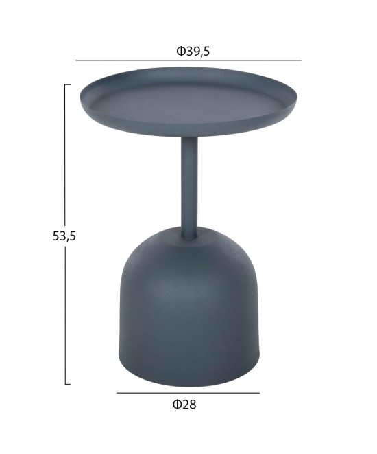 ΤΡΑΠΕΖΙ ΒΟΗΘΗΤΙΚΟ ΣΤΡΟΓΓΥΛΟ DELBEL HM4261.05 ΜΕΤΑΛΛΟ ΜΠΛΕ ΣΚΟΥΡΟ Φ39,5x53,5Υ εκ. ΤΡΑΠΕΖΙ ΒΟΗΘΗΤΙΚΟ ΣΤΡΟΓΓΥΛΟ DELBEL HM4261.05 ΜΕΤΑΛΛΟ ΜΠΛΕ ΣΚΟΥΡΟ Φ39,5x53,5Υ εκ.