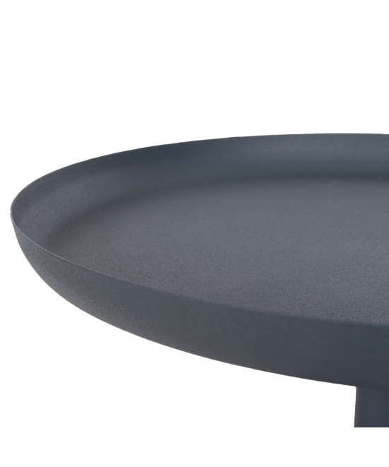ΤΡΑΠΕΖΙ ΒΟΗΘΗΤΙΚΟ ΣΤΡΟΓΓΥΛΟ DELBEL HM4261.05 ΜΕΤΑΛΛΟ ΜΠΛΕ ΣΚΟΥΡΟ Φ39,5x53,5Υ εκ. ΤΡΑΠΕΖΙ ΒΟΗΘΗΤΙΚΟ ΣΤΡΟΓΓΥΛΟ DELBEL HM4261.05 ΜΕΤΑΛΛΟ ΜΠΛΕ ΣΚΟΥΡΟ Φ39,5x53,5Υ εκ.