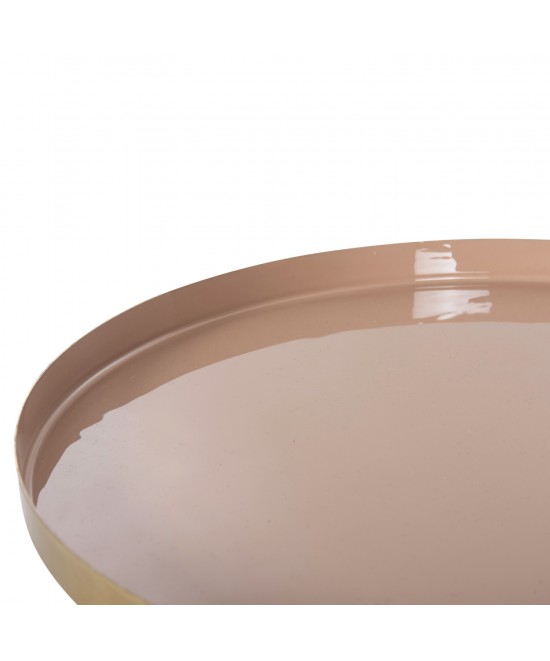ΤΡΑΠΕΖΙ ΒΟΗΘΗΤΙΚΟ ΣΤΡΟΓΓΥΛΟ UTRI HM4384.10 ΜΕΤΑΛΛΟ ΣΕ ΣΟΜΟΝ-ΜΠΕΖ Φ35,5x44,5Υ εκ. ΤΡΑΠΕΖΙ ΒΟΗΘΗΤΙΚΟ ΣΤΡΟΓΓΥΛΟ UTRI HM4384.10 ΜΕΤΑΛΛΟ ΣΕ ΣΟΜΟΝ-ΜΠΕΖ Φ35,5x44,5Υ εκ.