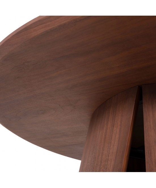 ΤΡΑΠΕΖΙ ΣΤΡΟΓΓΥΛΟ DENTY HM9612.02 MDF ΜΕ ΚΑΠΛΑΜΑ ΔΡΥΟΣ-ΧΡΩΜΑ ΚΑΡΥΔΙ Φ120x75Υεκ. ΤΡΑΠΕΖΙ ΣΤΡΟΓΓΥΛΟ DENTY HM9612.02 MDF ΜΕ ΚΑΠΛΑΜΑ ΔΡΥΟΣ-ΧΡΩΜΑ ΚΑΡΥΔΙ Φ120x75Υεκ.