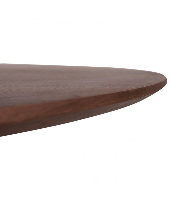 ΤΡΑΠΕΖΙ ΣΤΡΟΓΓΥΛΟ DENTY HM9612.02 MDF ΜΕ ΚΑΠΛΑΜΑ ΔΡΥΟΣ-ΧΡΩΜΑ ΚΑΡΥΔΙ Φ120x75Υεκ. ΤΡΑΠΕΖΙ ΣΤΡΟΓΓΥΛΟ DENTY HM9612.02 MDF ΜΕ ΚΑΠΛΑΜΑ ΔΡΥΟΣ-ΧΡΩΜΑ ΚΑΡΥΔΙ Φ120x75Υεκ.