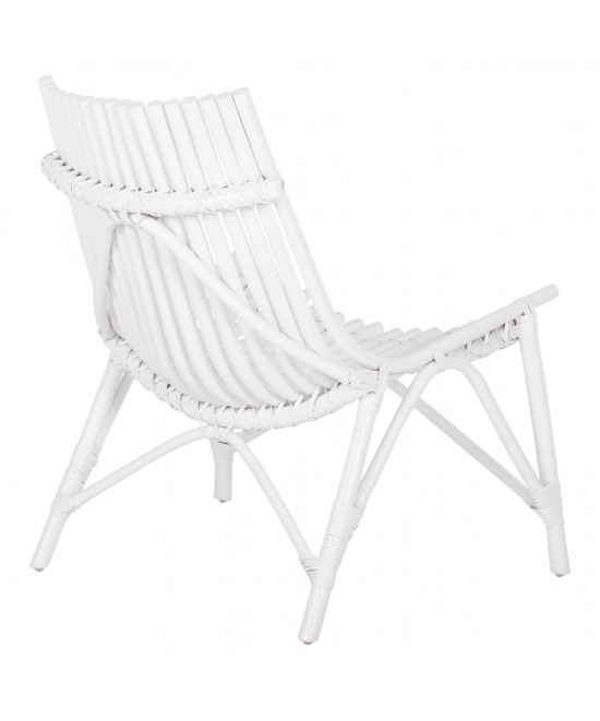 ΚΑΡΕΚΛΑ ΕΞΩΤ.ΧΩΡΟΥ CELLION HM9812.03 ΡΑΒΔΟΙ RATTAN ΣΕ ΛΕΥΚΟ ΧΡΩΜΑ 76x72x83Υεκ.