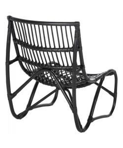 ΠΟΛΥΘΡΟΝΑ GRINN HM9815.02 ΡΑΒΔΟΙ RATTAN ΣΕ ΜΑΥΡΟ--Β' ΔΙΑΛΟΓΗΣ 56,5x73,5x79,5Υεκ.