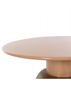 ΒΟΗΘΗΤΙΚΟ ΤΡΑΠΕΖΑΚΙ PATNA HM4235.08 ΜΕΤΑΛΛΟ ΣΕ ΣΟΜΟΝ-ΧΡΥΣΟ Φ40,5x43Υεκ