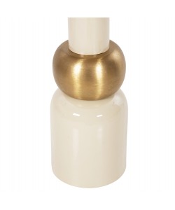 ΒΟΗΘΗΤΙΚΟ ΤΡΑΠΕΖΑΚΙ AMBUR HM4238.03 ΜΕΤΑΛΛΟ ΣΕ ΕΚΡΟΥ-ΧΡΥΣΟ Φ40,5x62Υ εκ.