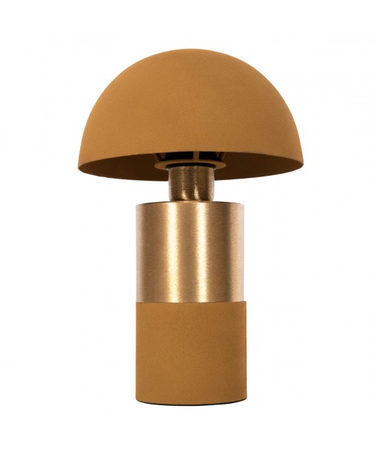 ΕΠΙΤΡΑΠΕΖΙΟ ΦΩΤΙΣΤΙΚΟ PUNE HM4254.10 ΜΕΤΑΛΛΟ ΣΕ ΜΟΥΣΤΑΡΔΙ-ΧΡΥΣΟ Φ20,5x32,5Υεκ.