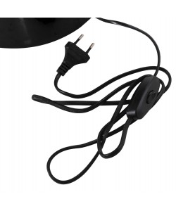 ΦΩΤΙΣΤΙΚΟ ΔΑΠΕΔΟΥ SMUSH HM4257.04 ΜΕΤΑΛΛΟ ΜΑΥΡΟ-ΡΥΘΜΙΖΟΜΕΝΟ ΚΑΠΕΛΟ Φ36,5x84Υεκ