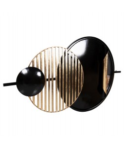 ΔΙΑΚΟΣΜΗΤΙΚΟ ΤΟΙΧΟΥ HM4201 ΜΕΤΑΛΛΟ ΣΕ ΜΑΥΡΟ & ΧΡΥΣΟ 81,5x46,5Y εκ.