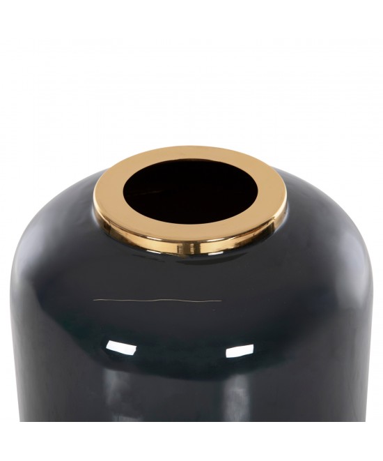 ΔΙΑΚΟΣΜΗΤΙΚΟ BAZO ΔΑΠΕΔΟΥ RAKSASA ΗΜ4231.05 ΜΕΤΑΛΛΟ ΣΕ ΜΠΛΕ ΑΝΘΡΑΚΙ-ΑΣΗΜΙ Φ30x80Υεκ