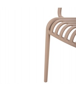 ΠΟΛΥΘΡΟΝΑ ΕΞΩΤ.ΧΩΡΟΥ CONVEE HM6105.04 ΚΑΠΟΥΤΣΙΝΟ ΠΟΛΥΠΡΟΠΥΛΕΝΙΟ 55x56x79Yεκ.