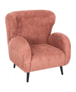 ΠΟΛΥΘΡΟΝΑ ΜΠΕΡΖΕΡΑ KRYLY HM9593.02 ΡΟΖ ΜΠΟΥΚΛΕ-ΜΑΥΡΑ ΞΥΛΙΝΑ ΠΟΔΙΑ 83x87x89Υεκ