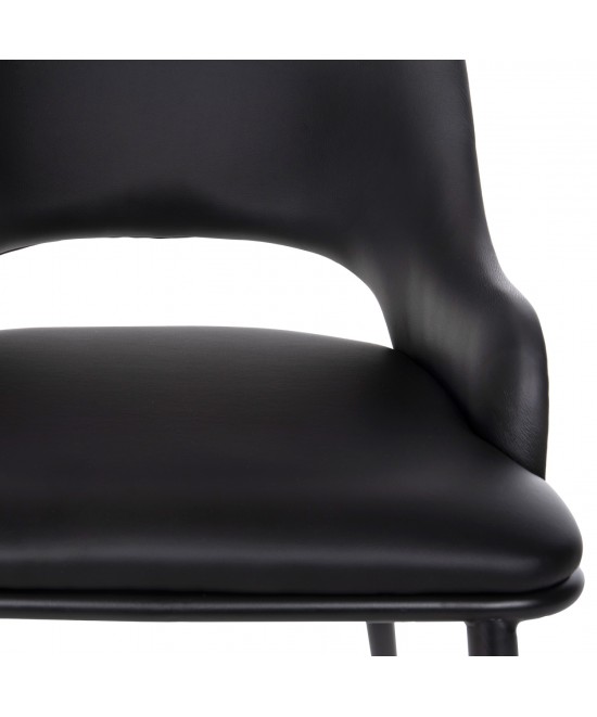 ΣΕΤ ΤΡΑΠΕΖΑΡΙΑ ΕΣΩΤ. ΧΩΡΟΥ 5ΤΜΧ HM11965 ΤΡΑΠΕΖΙ DENTY & 4 ΚΑΡΕΚΛΕΣ DELF (ΜΑΥΡΟ)