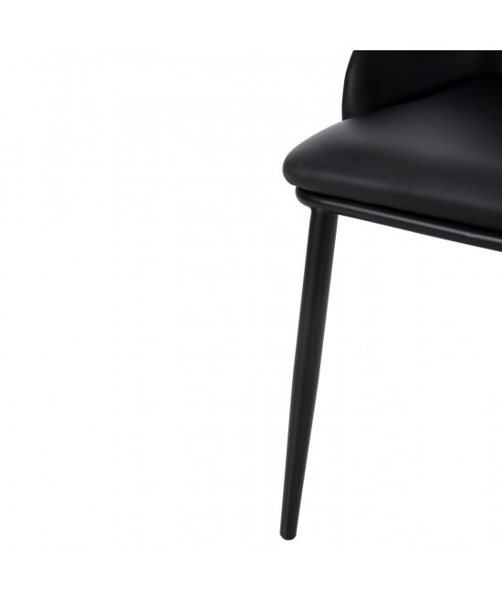ΣΕΤ ΤΡΑΠΕΖΑΡΙΑ ΕΣΩΤ. ΧΩΡΟΥ 5ΤΜΧ HM11965 ΤΡΑΠΕΖΙ DENTY & 4 ΚΑΡΕΚΛΕΣ DELF (ΜΑΥΡΟ)