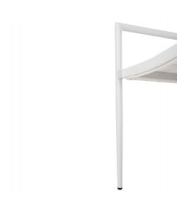 ΠΟΛΥΘΡΟΝΑ ΑΛΟΥΜΙΝΙΟΥ RONNY HM5998.02 ΛΕΥΚΟΣ ΣΚΕΛΕΤΟΣ & ΛΕΥΚΟ TEXTILENE 53x51x80Υεκ.