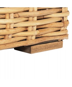 ΚΑΝΑΠΕΣ ΤΡΙΘΕΣΙΟΣ ΕΞ.ΧΩΡΟΥ TROPEL HM9808 ΞΥΛΟ MANGO-RATTAN ΦΥΣΙΚΟ-ΛΕΥΚΑ ΜΑΞΙΛΑΡΙΑ 216x88x85Υεκ