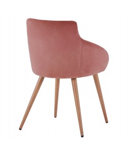 ΠΟΛΥΘΡΟΝΑΚΙ IVY ΒΕΛΟΥΔΟ ΣΑΠΙΟ ΜΗΛΟ ΚΑΙ ΜΕΤΑΛΛΙΚΑ ΠΟΔΙΑ HM8546.02 55x55x80Υ εκ.