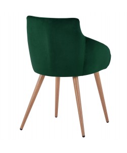 ΠΟΛΥΘΡΟΝΑΚΙ IVY ΒΕΛΟΥΔΟ ΚΥΠΑΡΙΣΣΙ ΚΑΙ ΜΕΤΑΛΛΙΚΑ ΠΟΔΙΑ HM8546.03 55x55x80Υ εκ.