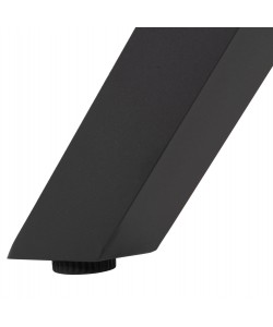 ΤΡΑΠΕΖΙ ΑΛΟΥΜΙΝΙΟΥ ΟΡΘΟΓΩΝΙΟ TAWNEE HM6037.01 ΑΝΘΡΑΚΙ-POLYWOOD ΦΥΣΙΚΟ 150x89,5x73Υ