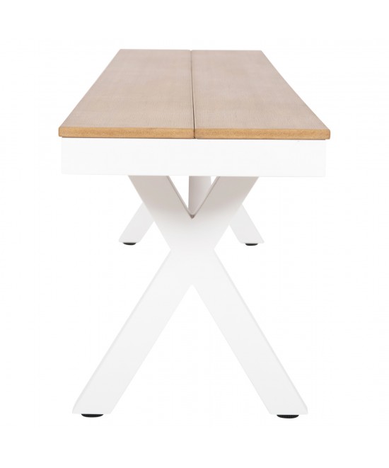 ΠΑΓΚΑΚΙ ΑΛΟΥΜΙΝΙΟΥ TAWNEE HM6040.02 ΛΕΥΚΟ-POLYWOOD ΚΑΘΙΣΜΑ ΦΥΣΙΚΟ 220x36x44,5Υεκ. ΠΑΓΚΑΚΙ ΑΛΟΥΜΙΝΙΟΥ TAWNEE HM6040.02 ΛΕΥΚΟ-POLYWOOD ΚΑΘΙΣΜΑ ΦΥΣΙΚΟ 220x36x44,5Υεκ.