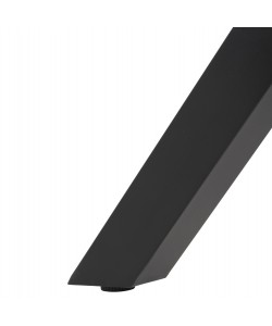 ΤΡΑΠΕΖΙ ΑΛΟΥΜΙΝΙΟΥ ΟΡΘΟΓΩΝΙΟ TAWNEE HM6039.01 ΑΝΘΡΑΚΙ-POLYWOOD ΦΥΣΙΚΟ 219,5x89,5x73Υ