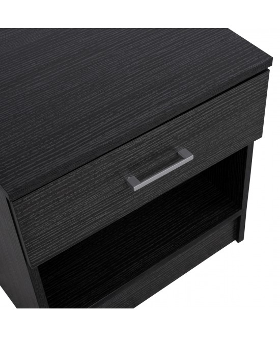 ΚΟΜΟΔΙΝΟ ΜΕ 1 ΣΥΡΤΑΡΙ LANEY ZEBRANO 45x35,5x47Υ εκ. HM2345.02