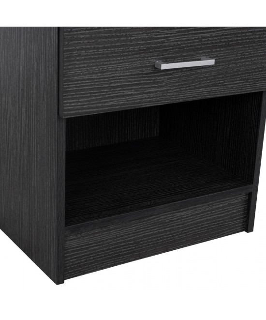 ΚΟΜΟΔΙΝΟ ΜΕ 1 ΣΥΡΤΑΡΙ LANEY ZEBRANO 45x35,5x47Υ εκ. HM2345.02